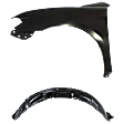 2007-2011 Toyota Camry - 2-Piece Kit, Front, Driver Side Fender, Includes (1) Fender and (1) Fender Liner