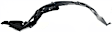 2008 Nissan Maxima - 2-Piece Kit Front, Passenger Side Fender, Includes (1) Fender and (1) Fender Liner