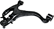 7-Piece Kit Front, Driver and Passenger Side, Lower Control Arm, 4WD, includes Axle Assembly, Brake Discs, and Brake Pad Set