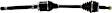 7-Piece Kit Front, Driver and Passenger Side, Lower Control Arm, 4WD, includes Axle Assembly, Brake Discs, and Brake Pad Set