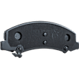 4-Wheel Set Front and Rear Brake Disc and Pad Kit, Plain Surface 5 Lugs Front-303.02 mm/Rear-292 mm Ceramic Pro-Line Series, Includes (2) Brake Pad Set and (4) Brake Disc
