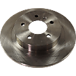 4-Wheel Set Front and Rear Brake Disc and Pad Kit, Plain Surface 5 Lugs Front-303.02 mm/Rear-292 mm Ceramic Pro-Line Series, Includes (2) Brake Pad Set and (4) Brake Disc