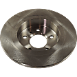 4-Wheel Set Front and Rear Brake Disc and Pad Kit, Plain Surface 5 Lugs Front-303.02 mm/Rear-292 mm Ceramic Pro-Line Series, Includes (2) Brake Pad Set and (4) Brake Disc