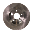 4-Wheel Set Front and Rear Brake Disc and Pad Kit, Plain Surface 5 Lugs Front-303.02 mm/Rear-292 mm Ceramic Pro-Line Series, Includes (2) Brake Pad Set and (4) Brake Disc