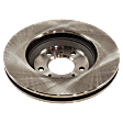 4-Wheel Set Front and Rear Brake Disc and Pad Kit, Plain Surface 5 Lugs Front-303.02 mm/Rear-292 mm Ceramic Pro-Line Series, Includes (2) Brake Pad Set and (4) Brake Disc
