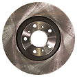 4-Wheel Set Front and Rear Brake Disc and Pad Kit, Plain Surface 5 Lugs Front-303.02 mm/Rear-292 mm Ceramic Pro-Line Series, Includes (2) Brake Pad Set and (4) Brake Disc