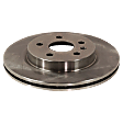 4-Wheel Set Front and Rear Brake Disc and Pad Kit, Plain Surface 5 Lugs Front-321.06 mm/Rear-314.96 mm Front-Ceramic/Rear-Organic Pro-Line Series, Includes (4) Brake Disc and (2) Brake Pad Set