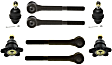 8-Piece Kit Front, Driver and Passenger Side Suspension Kit, Includes (4) Ball Joint and (4) Tie Rod End
