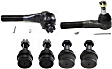6-Piece Kit Suspension Kit, Includes (4) Ball Joint and (2) Tie Rod End