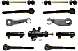 11-Piece Kit Front Suspension, includes Idler Arm, Idler Arm Bracket, Pitman Arm, Sway Bar Link, Tie Rod Adjusting Sleeve, and Tie Rod End