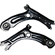 4-Piece Kit Front, Driver and Passenger Side, Lower Control Arm Kit, Includes (2) Ball Joint and (2) Control Arm