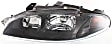 1997 Mitsubishi Eclipse - 4-Piece Kit Driver and Passenger Side Halogen Headlight, With bulb(s), OE Replacement,  Includes (2) Corner Light and (2) Headlight