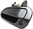 4-Piece Kit Front, Driver and Passenger Side Smooth Black Exterior Door Handle, With Key Hole, Sedan, Includes (2) Exterior Door Handle and (2) Interior Door Handle