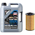 KIT-041024-148 2-Piece Kit Oil Filter - Cartridge, Direct Fit, 2-Piece Kit, Includes (1) Oil Filter and (1) Motor Oil