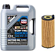 KIT-041024-179 2-Piece Kit Oil Filter - Cartridge, Direct Fit, 2-Piece Kit, Includes (1) Oil Filter and (1) Motor Oil