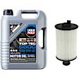 2017 Jaguar F-Pace - 2-Piece Kit Oil Filter, Cartridge, 3.0L 6Cyl  Includes (1) Oil Filter, (1) Motor Oil