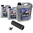 KIT-041026-429 5-Piece Kit Motor Oil, Semi-Synthetic, with Oil Drain Plug and Oil Filter