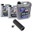 KIT-041026-438 5-Piece Kit Motor Oil, Semi-Synthetic, with Oil Drain Plug and Oil Filter