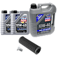 KIT-041026-443 5-Piece Kit Motor Oil, Semi-Synthetic, with Oil Drain Plug and Oil Filter