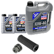 KIT-041026-446 5-Piece Kit Motor Oil, Semi-Synthetic, with Oil Drain Plug and Oil Filter