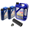 KIT-041026-455 5-Piece Kit Motor Oil, Synthetic, with Oil Drain Plug and Oil Filter