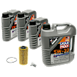 KIT-041026-461 6-Piece Kit Motor Oil, Synthetic, with Oil Drain Plug and Oil Filter