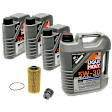 KIT-041026-464 6-Piece Kit Motor Oil, Synthetic, with Oil Drain Plug and Oil Filter