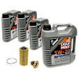 KIT-041026-477 6-Piece Kit Motor Oil, Synthetic, with Oil Drain Plug and Oil Filter