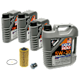 KIT-041026-478 6-Piece Kit Motor Oil, Synthetic, with Oil Drain Plug and Oil Filter