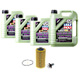 KIT-041026-483 6-Piece Kit Motor Oil, Full Synthetic, with Oil Drain Plug and Oil Filter