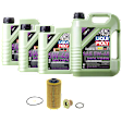 KIT-041026-490 6-Piece Kit Motor Oil, Full Synthetic, with Oil Drain Plug and Oil Filter