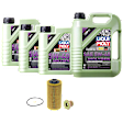 KIT-041026-494 6-Piece Kit Motor Oil, Full Synthetic, with Oil Drain Plug and Oil Filter