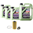 KIT-041026-512 6-Piece Kit Motor Oil, Full Synthetic, with Oil Drain Plug and Oil Filter