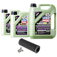 KIT-041026-520 5-Piece Kit Motor Oil, Full Synthetic, with Oil Drain Plug and Oil Filter