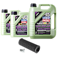 KIT-041026-521 5-Piece Kit Motor Oil, Full Synthetic, with Oil Drain Plug and Oil Filter