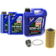 KIT-041026-524 5-Piece Kit Motor Oil, Synthetic, with Oil Drain Plug and Oil Filter