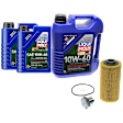 KIT-041026-525 5-Piece Kit Motor Oil, Synthetic, with Oil Drain Plug and Oil Filter