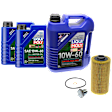 KIT-041026-526 5-Piece Kit Motor Oil, Synthetic, with Oil Drain Plug and Oil Filter
