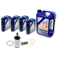 KIT-041026-585 8-Piece Kit Motor Oil, Synthetic, with Oil Drain Plug, Oil Drain Plug Gasket, and Oil Filter
