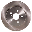 2016 Toyota Corolla - 4-Wheel Set Front and Rear Brake Disc and Pad Kit, Plain Surface, 5 Lugs, Front-275.08 mm/Rear-259.08 mm, Ceramic, Mexico, With Rear Disc Brake, 1.8L 4Cyl, Pro-Line Series  Includes (4) Disc and (2) Pad Set