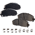 2022 Chrysler Pacifica Pinnacle - 4-Wheel Set Front and Rear Brake Disc and Pad Kit, Plain Surface, 5 Lugs, Ceramic, FWD,  330mm Disc, 3.6L 6Cyl, Pro-Line Series  Includes (4) Disc and (2) Pad Set