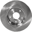 2022 Chrysler Pacifica Pinnacle - 4-Wheel Set Front and Rear Brake Disc and Pad Kit, Plain Surface, 5 Lugs, Ceramic, FWD,  330mm Disc, 3.6L 6Cyl, Pro-Line Series  Includes (4) Disc and (2) Pad Set