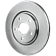 2022 Chrysler Pacifica Pinnacle - 4-Wheel Set Front and Rear Brake Disc and Pad Kit, Plain Surface, 5 Lugs, Ceramic, FWD,  330mm Disc, 3.6L 6Cyl, Pro-Line Series  Includes (4) Disc and (2) Pad Set
