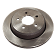 4-Wheel Set Front and Rear Brake Disc and Pad Kit, Plain Surface 5 Lugs Front-305.05 mm/Rear-294.89 mm Ceramic Pro-Line Series, Includes (2) Brake Pad Set and (4) Brake Disc