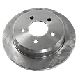 4-Wheel Set Front and Rear Brake Disc and Pad Kit, Plain Surface 5 Lugs Front-315.47 mm/Rear-284.99 mm Ceramic Pro-Line Series, Includes (4) Disc and (2) Pad Set