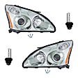 2004 Lexus RX330 - 4-Piece Kit Driver and Passenger Side HID/Xenon Headlight, With bulb(s), For Models Without Adaptive Front-Lighting System, Japan Built Vehicle, OE Replacement,  Includes (2) Headlight and (2) Headlight Bulb