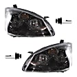 4-Piece Kit HID/Xenon Headlights, With bulb(s), Includes (2) Headlight and (2) Headlight Bulb