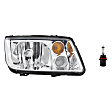 2002-2005 Volkswagen Jetta - 2-Piece Kit Halogen Headlights, With bulb(s), Includes (1) Headlight and (1) Headlight Bulb
