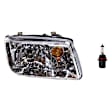 2-Piece Kit Halogen Headlights, With bulb(s), Includes (1) Headlight and (1) Headlight Bulb
