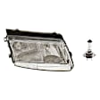 2-Piece Kit Halogen Headlights, With bulb(s), Includes (1) Headlight and (1) Headlight Bulb